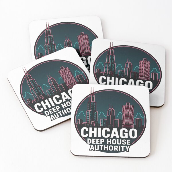 Item preview, Chicago Deep House Authority – Underground House Music Logo designed and sold by |TRSSHOP|.