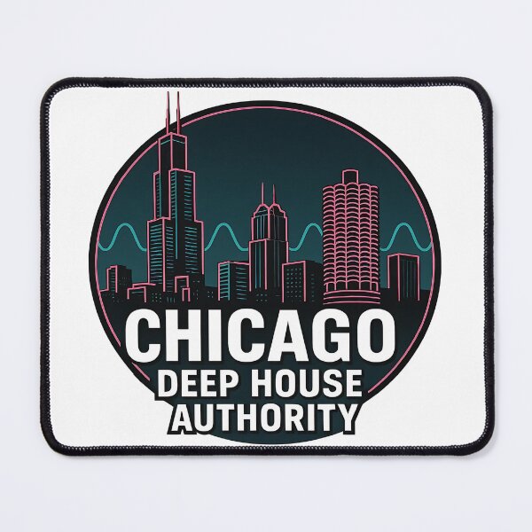 Item preview, Chicago Deep House Authority – Underground House Music Logo designed and sold by |TRSSHOP|.