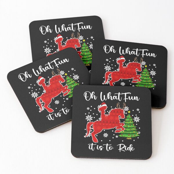 Item preview, Oh What Fun It Is To Ride Horse Christmas Xmas  designed and sold by WayTBeenkenArt.