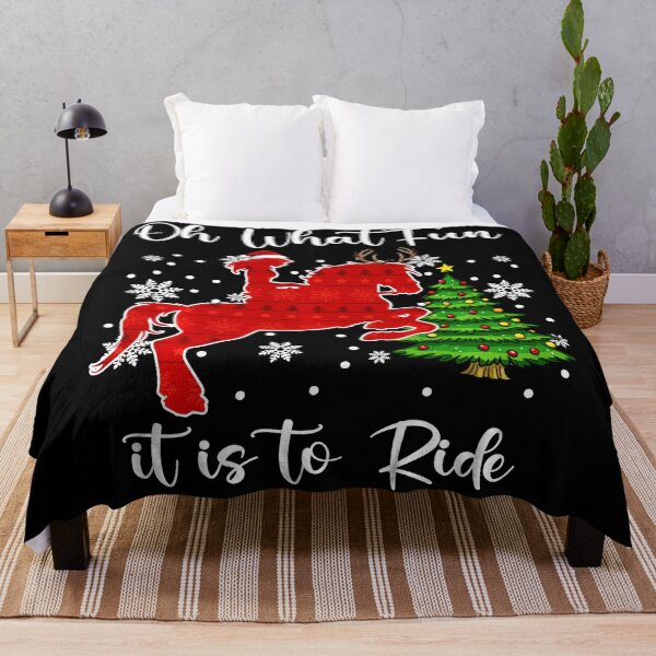 Item preview, Oh What Fun It Is To Ride Horse Christmas Xmas designed and sold by WayTBeenkenArt.