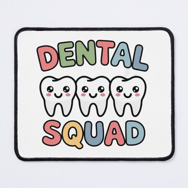 Item preview, Dental Squad – Cute Tooth Team Badge for HygienistsA cute squad-style emblem featuring happy teeth characters. Perfect for hygienist teams, dental assistants, and clinics wanting a fun, friendly vibe. designed and sold by Skillform Studio.