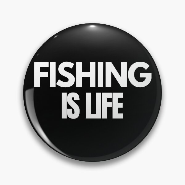 Item preview, Fishing Is Life Angler Lifestyle Quote Design designed and sold by EimSol.