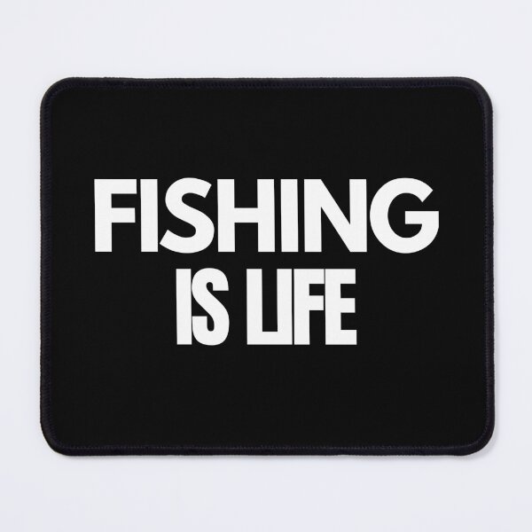 Item preview, Fishing Is Life Angler Lifestyle Quote Design designed and sold by EimSol.