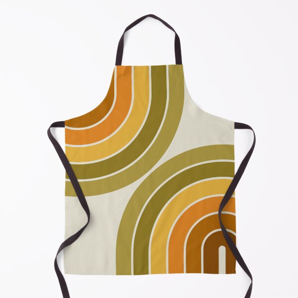 Item preview, Midcentury Modern Geometric Rainbow 16 in Earthy theme designed and sold by nineFlorals.