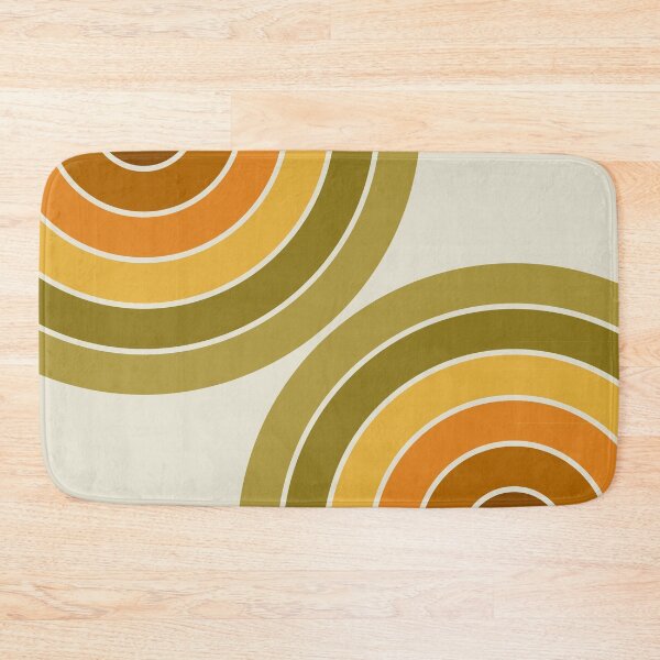 Item preview, Midcentury Modern Geometric Rainbow 16 in Earthy theme designed and sold by nineFlorals.