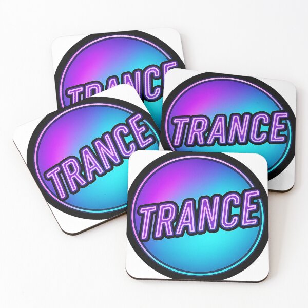Item preview, Trance – Neon Gradient Electronic Music Circle designed and sold by |TRSSHOP|.