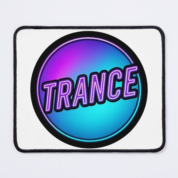 Item preview, Trance – Neon Gradient Electronic Music Circle designed and sold by |TRSSHOP|.