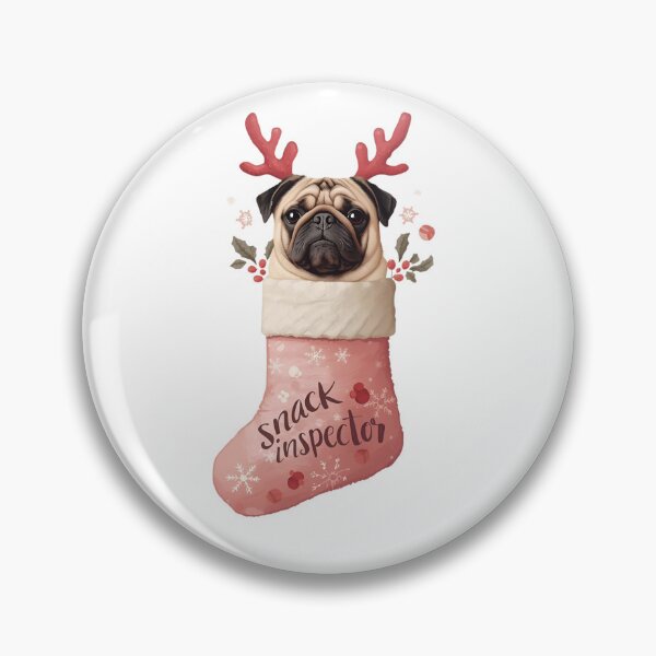 Item preview, Sarcastic Christmas Dog – Snack Inspector Funny Holiday Gift designed and sold by MiszungART.