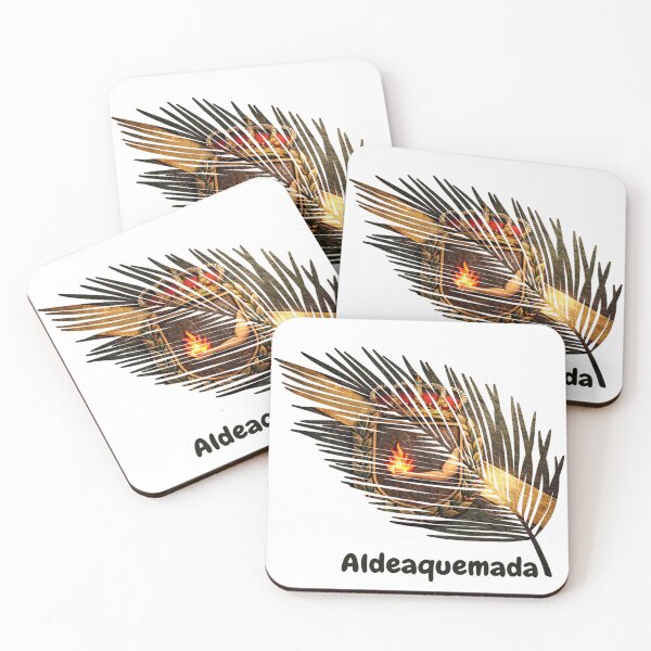 Item preview, Abstract Flag of Aldeaquemada – Feather Shape Design designed and sold by ArteJorge48.