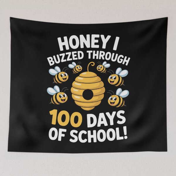 Item preview, 100 Days Of School Bees Cute Teacher designed and sold by cosmicncozyS.