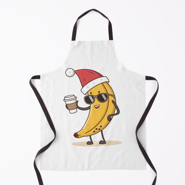 Item preview, Cool Christmas Banana with Coffee – Fun Holiday Vibes by Vivo Studio designed and sold by VivoStudio.