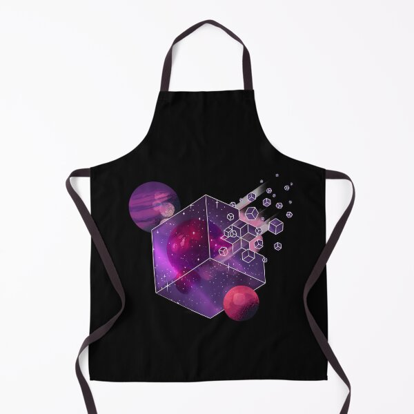 Item preview, Abstract Cosmic Cube Space Futuristic Galaxy Geometry designed and sold by DrawHandArt.