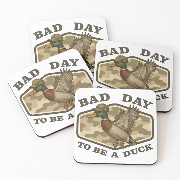 Item preview, Bad Day to Be a Duck Vintage Hunting Illustration | Duck Hunting Design designed and sold by Sonchai Paladsai.