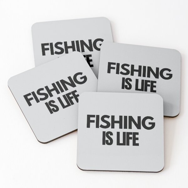 Item preview, Fishing Is Life Angler Lifestyle Quote Design designed and sold by EimSol.