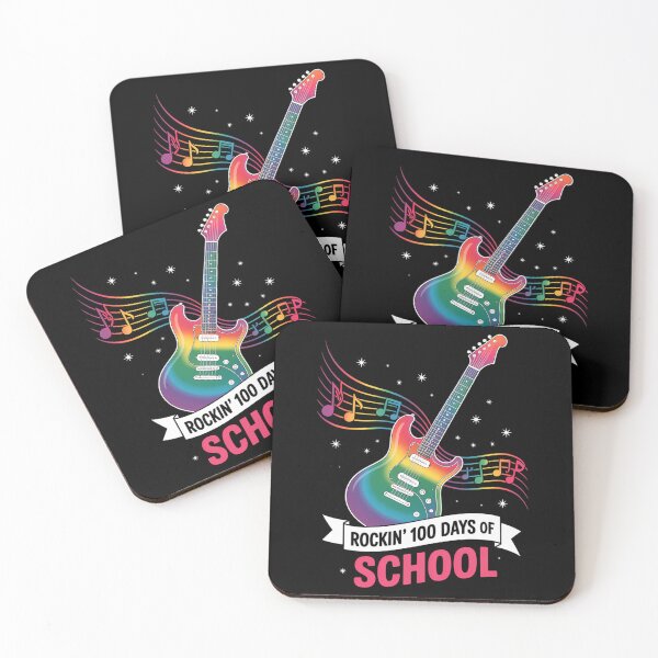 Item preview, 100 Days of School Guitar Student Music Teacher designed and sold by cosmicncozyS.