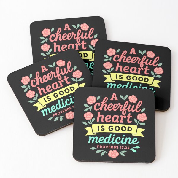 Item preview, Proverbs 17:22 A Cheerful Heart Is Good Medicine designed and sold by plushism.