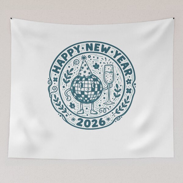 Item preview, Happy New Year 2026 Celebration Design designed and sold by LuminOrb.