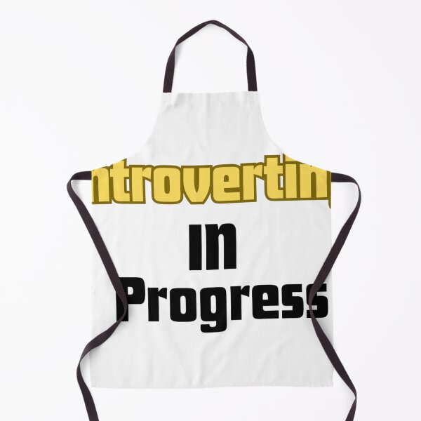 Item preview, Introverting In Progress – Funny Introvert Quote Typography designed and sold by TorqueThread.