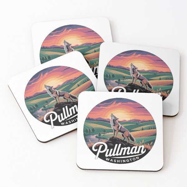 Item preview, Pullman Washington - Howling Coyote Art designed and sold by CircinusStore.