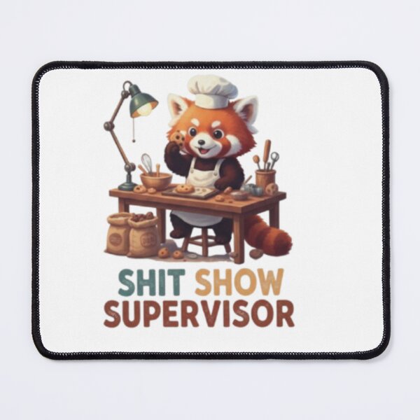 Item preview, Shitty Show Supervisor T-Shirt: Funny Handmade Frog Design - Sarcastic Gift for Crafty Boss. designed and sold by Maad Store.
