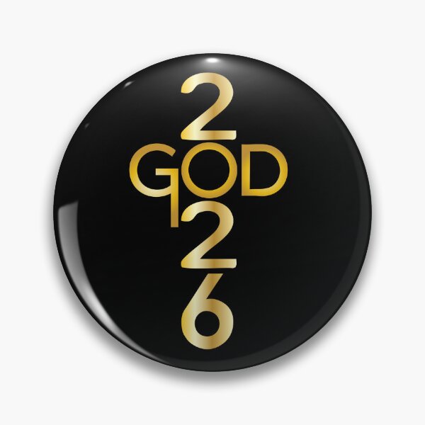 Item preview, New year 2026 Cross with GOD in Gold Color designed and sold by psalm23heals.