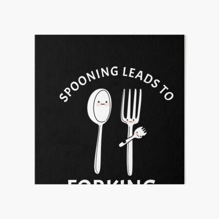 Funny Kitchen Utensil - Spooning Leads to Forking Spoon