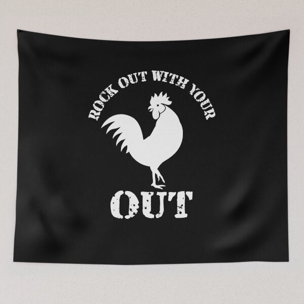 Item preview, Rock Out With Your Cock Out Rooster designed and sold by SassyYetClassy.