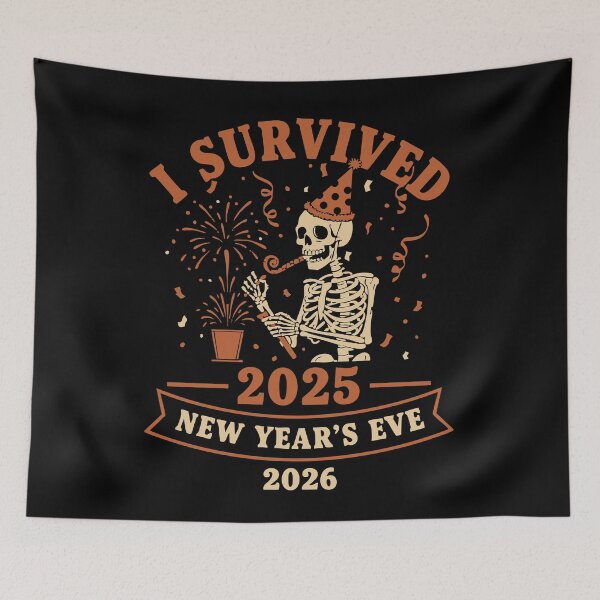 Item preview, I Survived 2025 New Year's Eve 2026 designed and sold by LuminOrb.