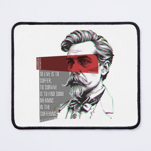 Item preview, Friedrich Nietzsche To Live Is To Suffer Fragmente designed and sold by GALAXYKNOTLTD.