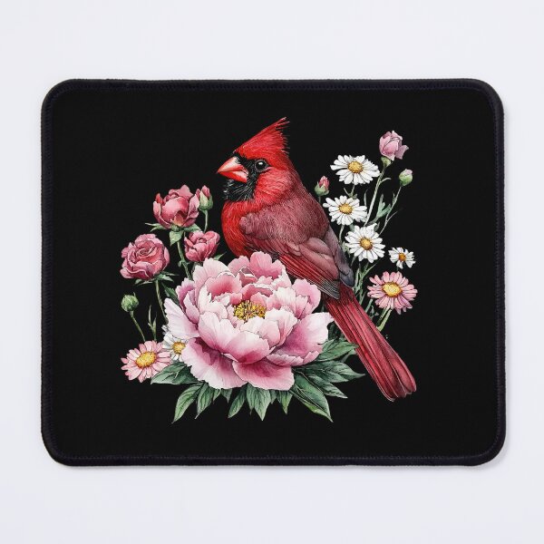 Item preview, Cardinal and Flowers designed and sold by Liededrom..