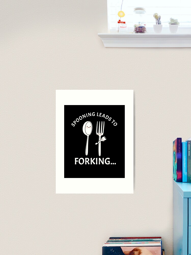 Funny Kitchen Utensil - Spooning Leads to Forking Spoon - Personalized  Gallery