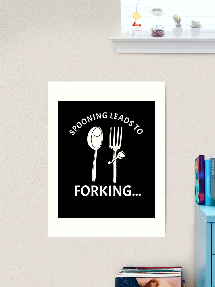 Funny Kitchen Utensil - Spooning Leads to Forking Spoon - Personalized  Gallery