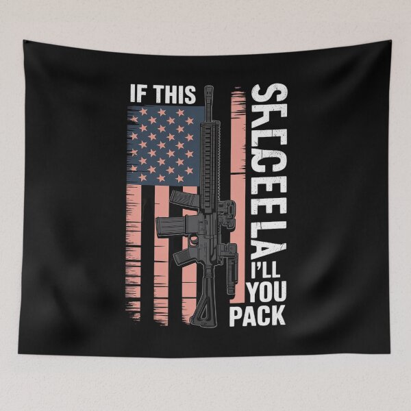 Item preview, Transgender If This Flag Offends You AR-15 Gun Rights Trans designed and sold by FadeOfThrone.