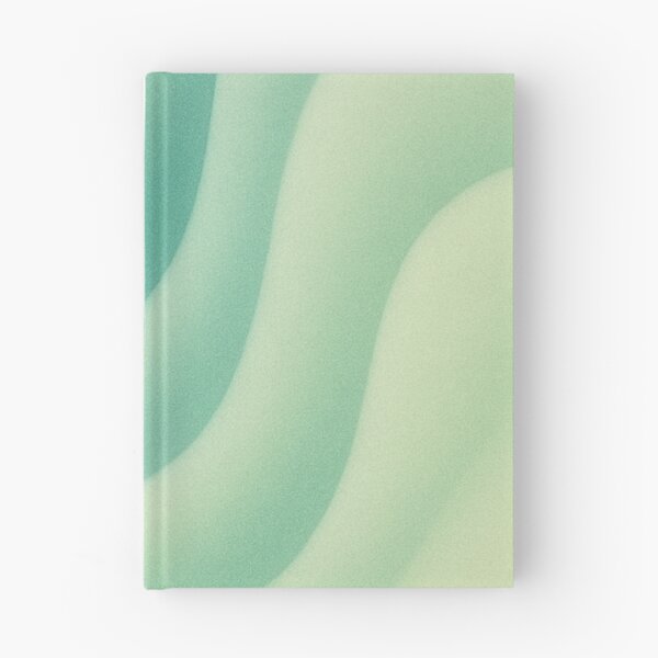 Item preview, Mint & Pastel Green Gradient Waves – Soft Modern Abstract Fluid Art Print designed and sold by Finbadd.