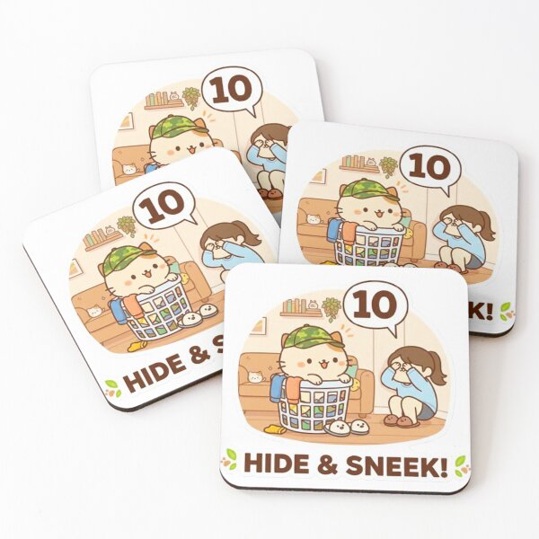 Item preview, Cute Mochi Paw: Hide & Sneek! designed and sold by MT-Hub | Art for Every Soul.
