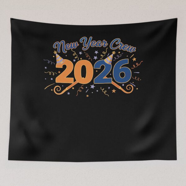 Item preview, New Year Crew 2026 Fireworks Celebration designed and sold by LuminOrb.