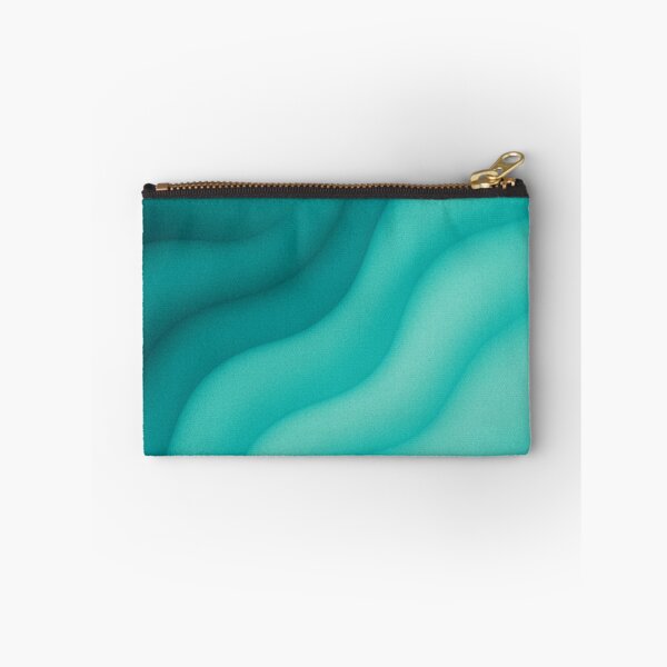 Item preview, Mint & Soft Green Gradient Waves – Calm Modern Abstract Fluid Art Print designed and sold by Finbadd.