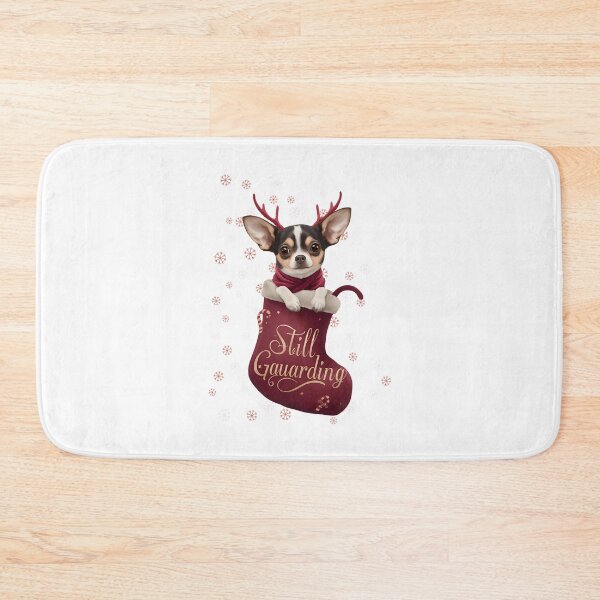 Item preview, Funny Christmas Dog – Still Guarding Sarcastic Holiday Humor designed and sold by MiszungART.