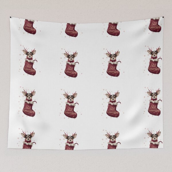 Item preview, Funny Christmas Dog – Still Guarding Sarcastic Holiday Humor designed and sold by MiszungART.