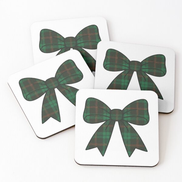 Item preview, Cozy Plaid Bow Pattern – Cute Christmas Aesthetic designed and sold by Thehighhippo.