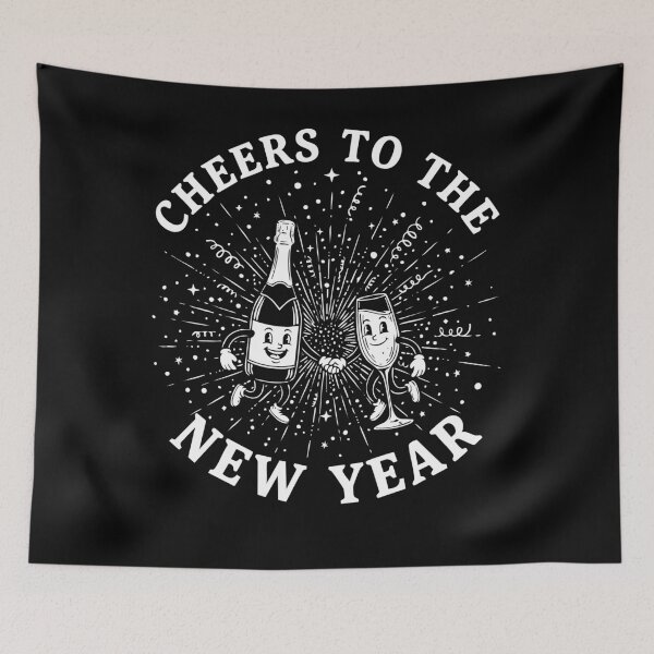 Item preview, Cheers To The New Year Celebration 2025 designed and sold by LuminOrb.