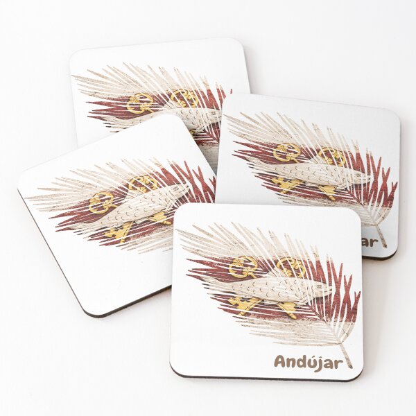 Item preview, Abstract Flag of Andújar – Feather Shape Design designed and sold by ArteJorge48.