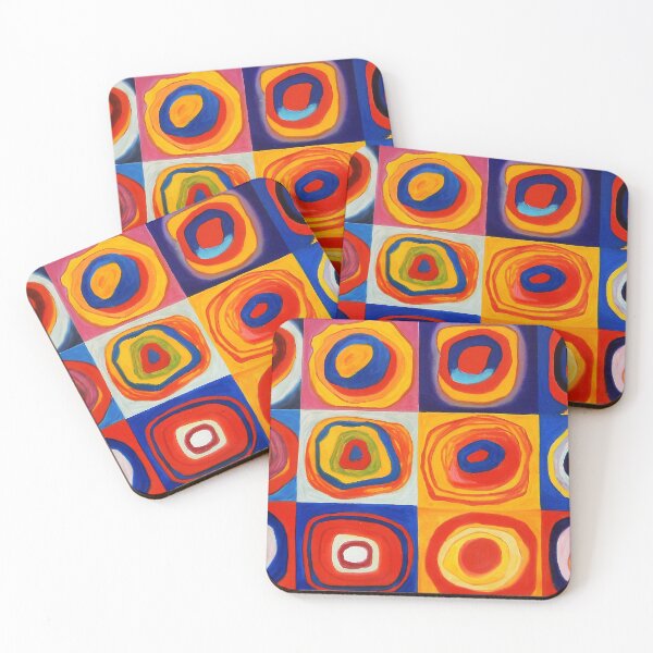 Item preview, Wassily Kandinsky Color Study Pattern - Vibrant Geometric Art designed and sold by GaNozri.