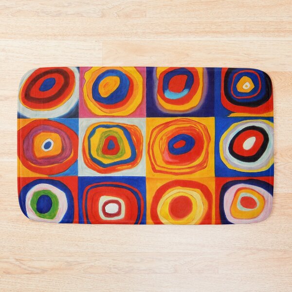 Item preview, Wassily Kandinsky Color Study Pattern - Vibrant Geometric Art designed and sold by GaNozri.
