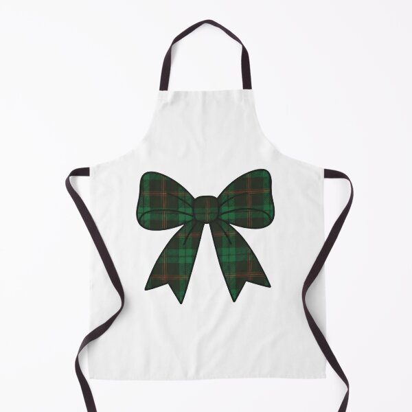 Item preview, Cute Green Plaid Bow – Cozy Christmas Illustration designed and sold by The High Hippo.