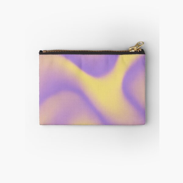 Item preview, Lavender & Yellow Gradient Waves – Soft Dreamy Abstract Fluid Art Print designed and sold by Finbadd.