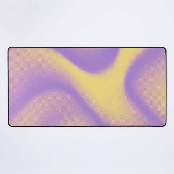 Item preview, Lavender & Yellow Gradient Waves – Soft Dreamy Abstract Fluid Art Print designed and sold by Finbadd.