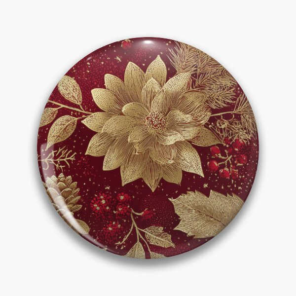 Item preview, Red Christmas Ornaments Pattern designed and sold by Aelbrn.