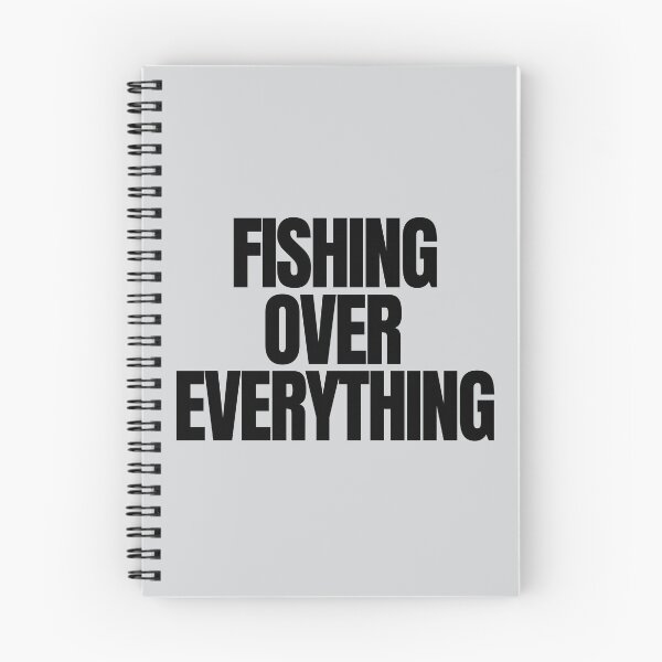 Item preview, Fishing Over Everything Angler Lifestyle Quote designed and sold by EimSol.
