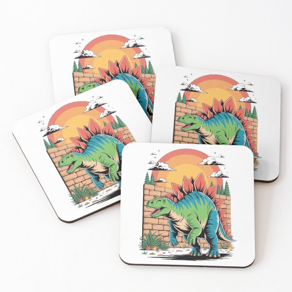 Item preview, Happy Stegosaurus designed and sold by Diesel Drinking Dinosaurs.